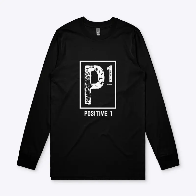 Positive 1 White Logo