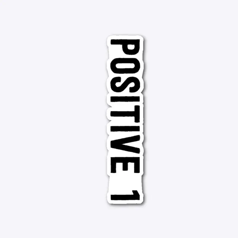 Positive 1 AltLogo Black